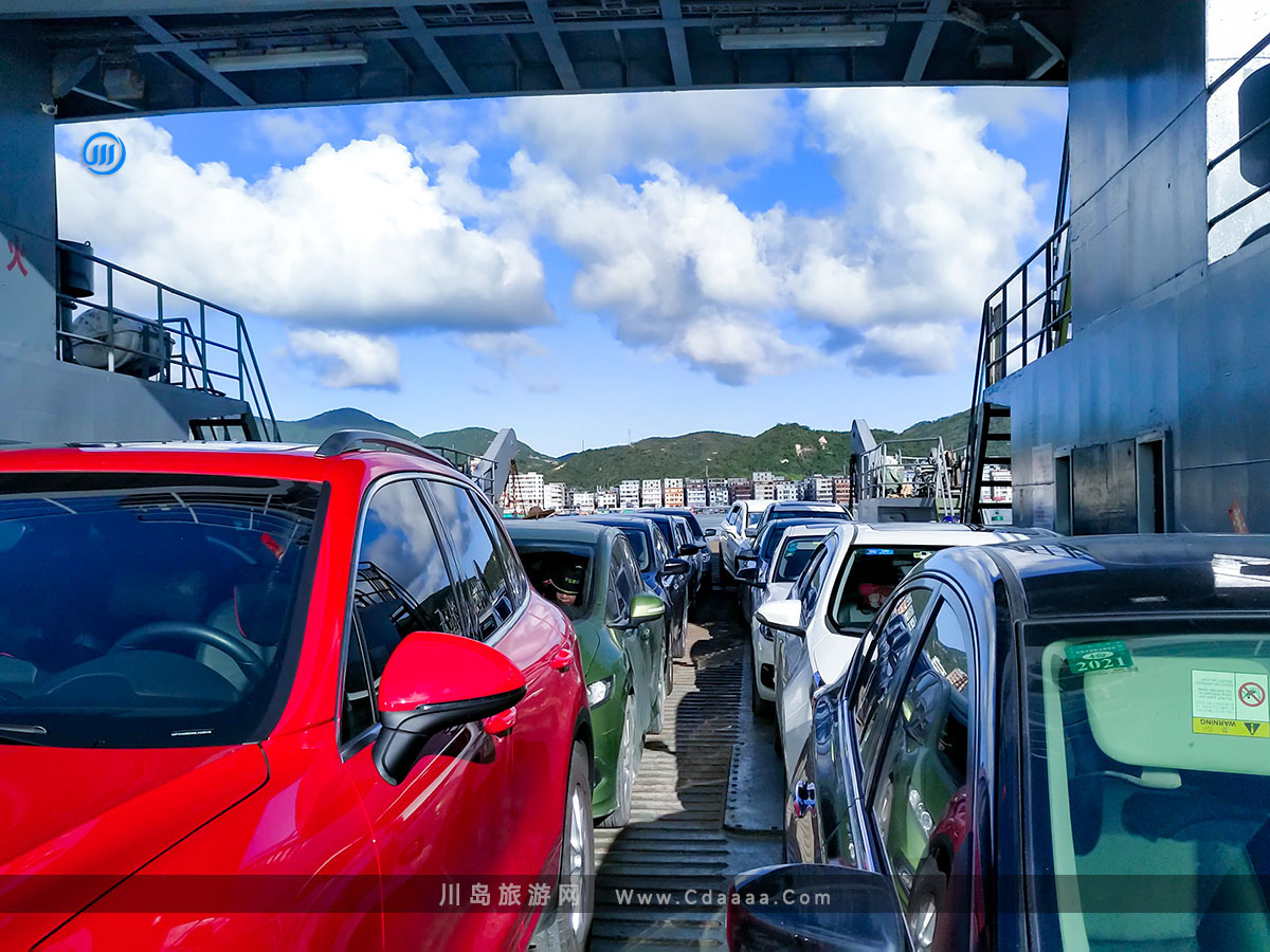 上下川岛车辆渡海5