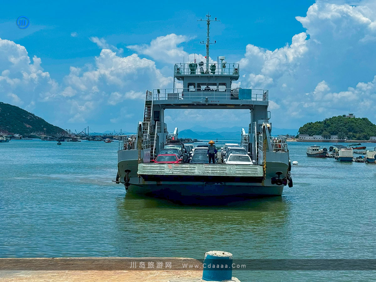 上下川岛车辆渡海7