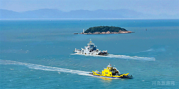 上下川岛车渡