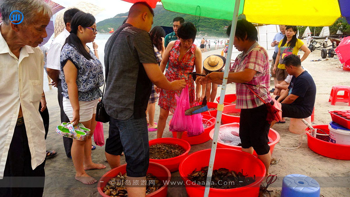 下川岛海鲜早市