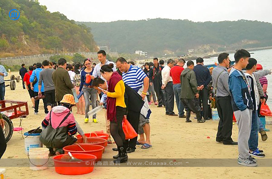 下川岛海鲜早市