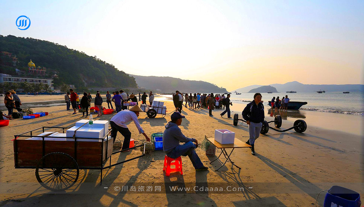 下川岛海鲜早市
