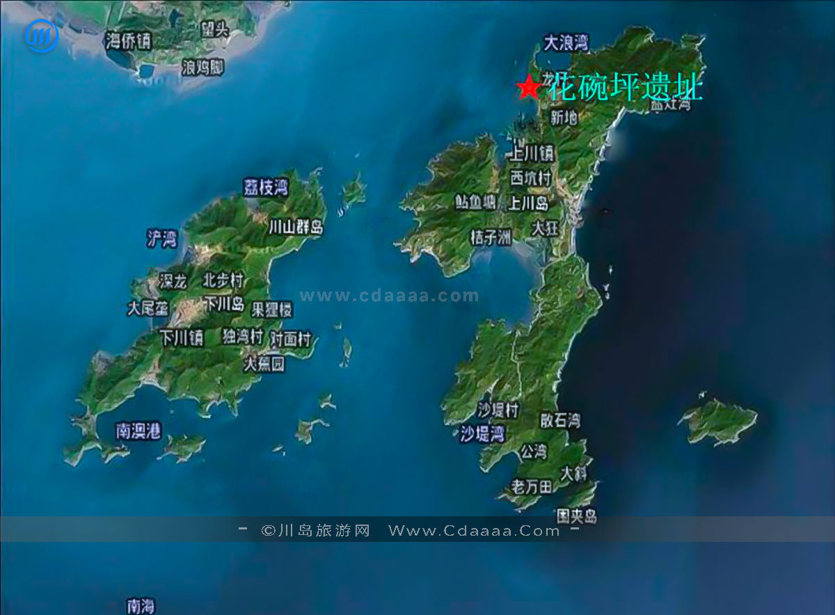 上川岛地图 上川岛地图