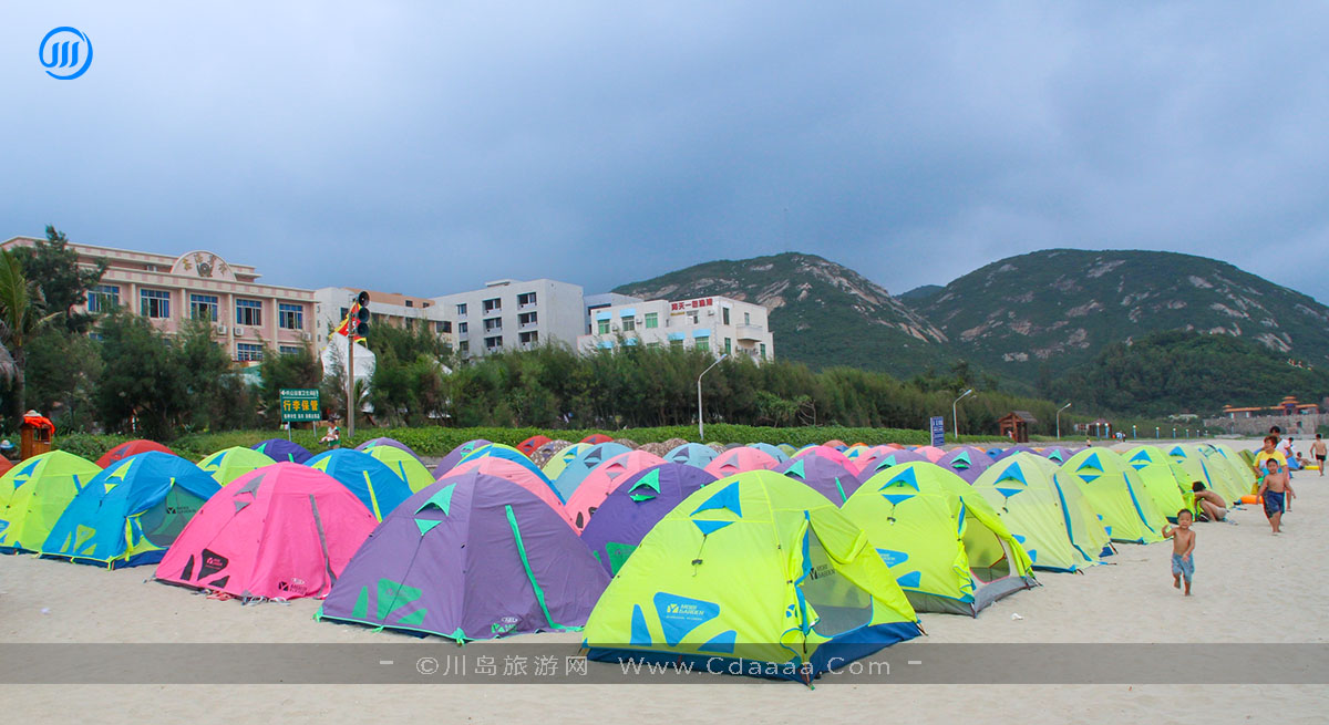 上川岛飞沙滩帐篷