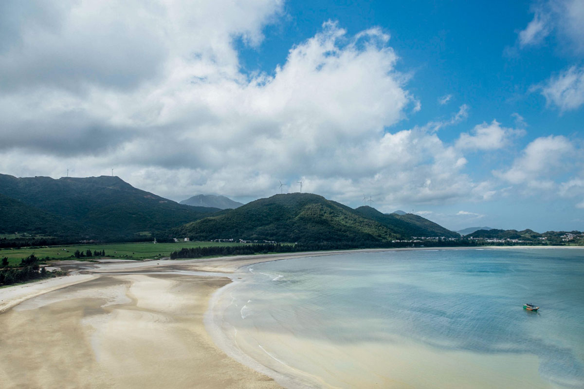 江门籍环球小姐带你畅游大美台山上下川岛 江门籍环球小姐带你畅游大美台山上下川岛