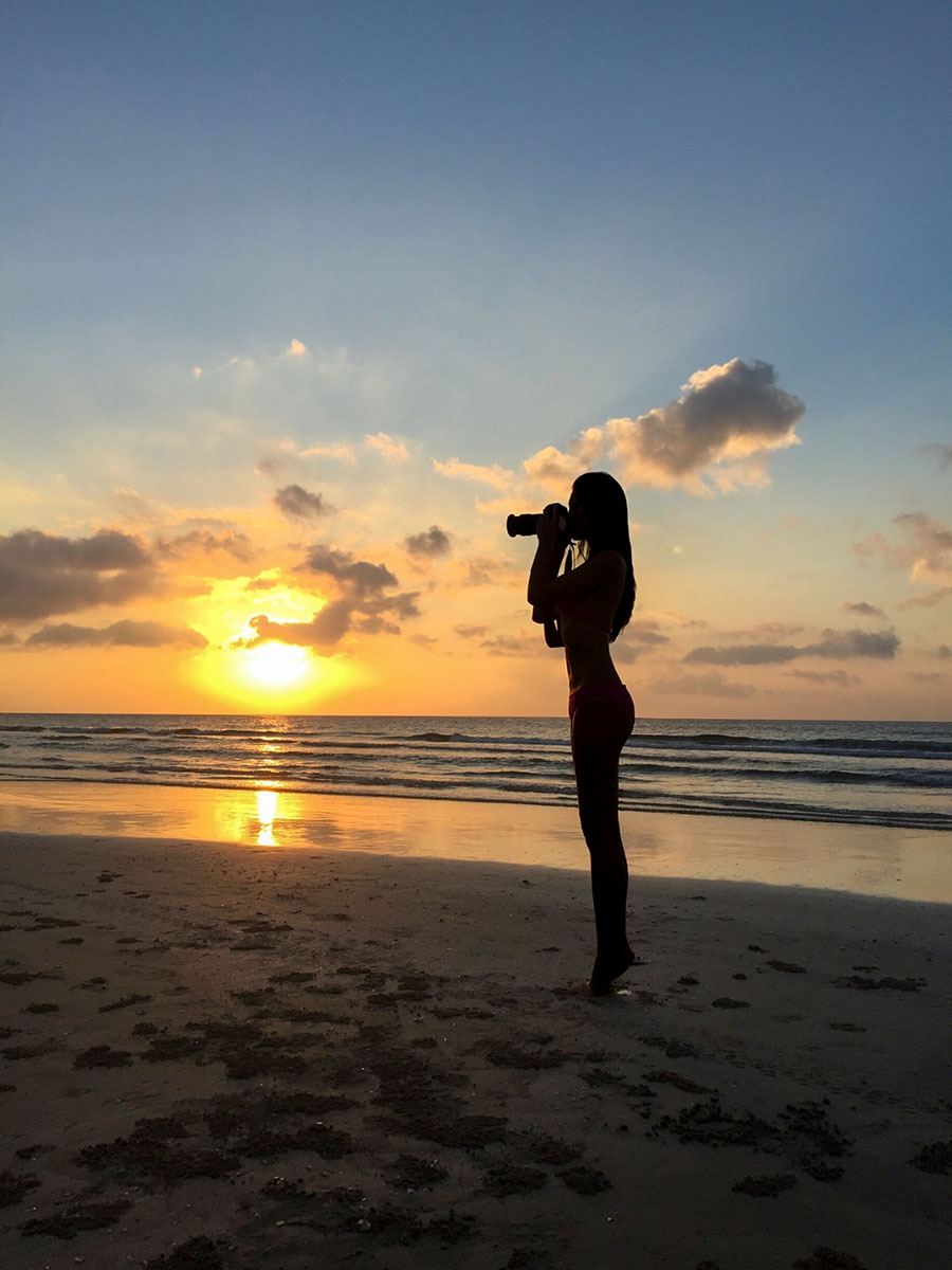 江门籍环球小姐带你畅游大美台山上下川岛 江门籍环球小姐带你畅游大美台山上下川岛