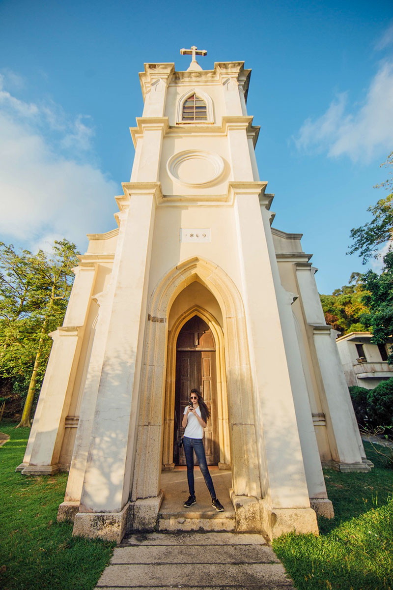 江门籍环球小姐带你畅游大美台山上下川岛 江门籍环球小姐带你畅游大美台山上下川岛