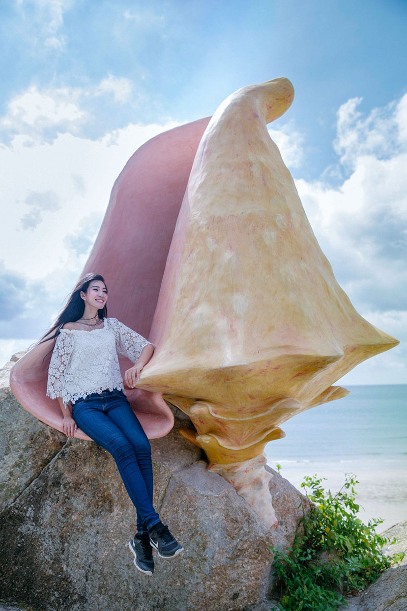 江门籍环球小姐带你畅游大美台山上下川岛 江门籍环球小姐带你畅游大美台山上下川岛