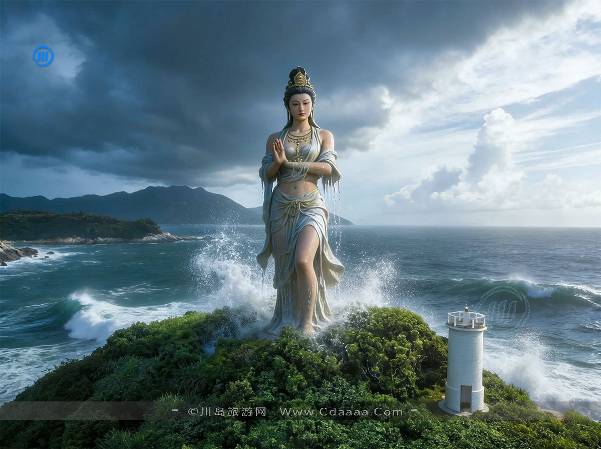 宝鸭岛--上川飞沙滩旅游区的一颗璀璨的明珠